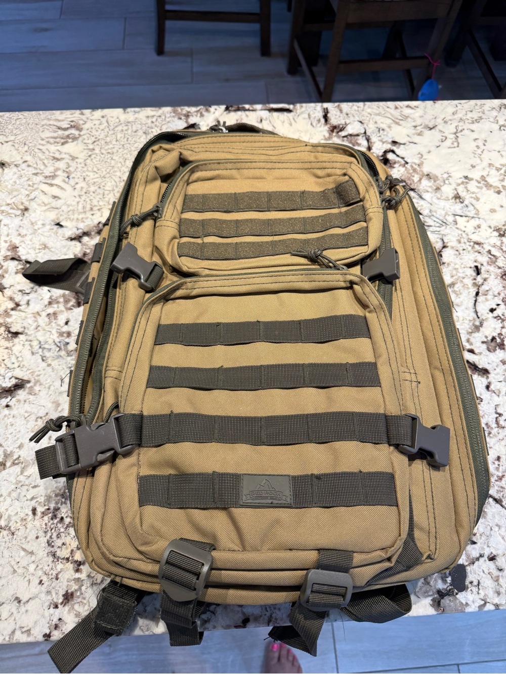 Red Rock Tactical/hiking/trail Everyday Backpack - Coyote Brown
